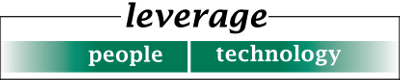 leverage technology, leverage people